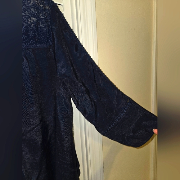 Style & Co Women's XL 3/4 Sleeve Embroidered Lace Top - Picture 5 of 16